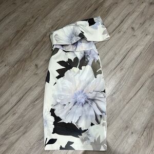 ASOS Design Floral Off-Shoulder Dress